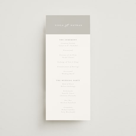 Wedding Programs