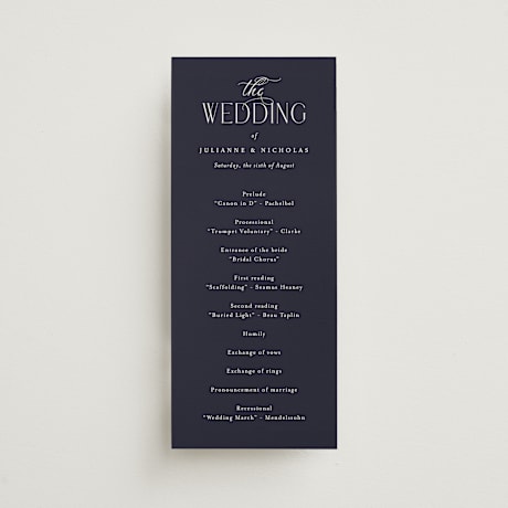 Wedding Programs