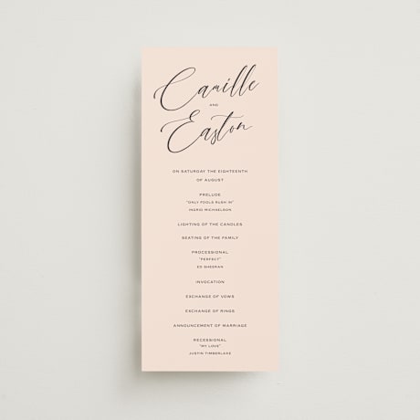 Wedding Programs