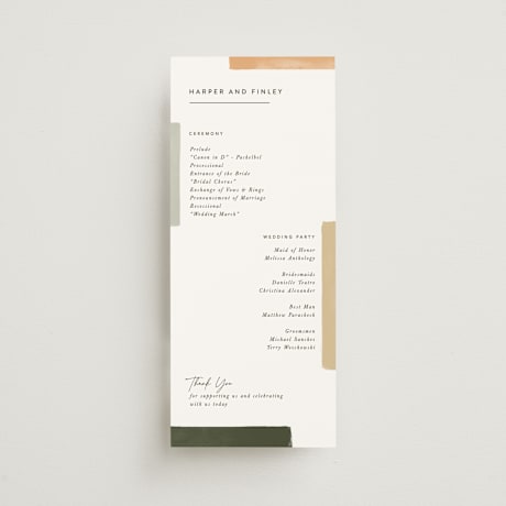 Wedding Programs