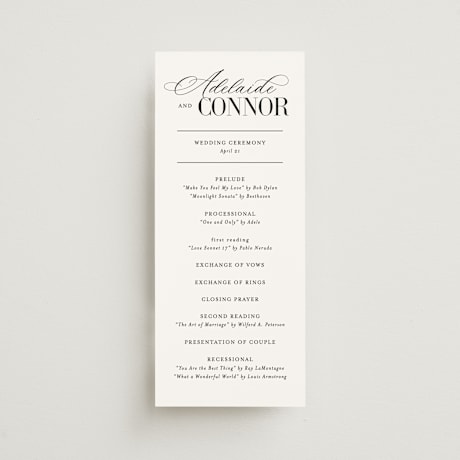 Wedding Programs