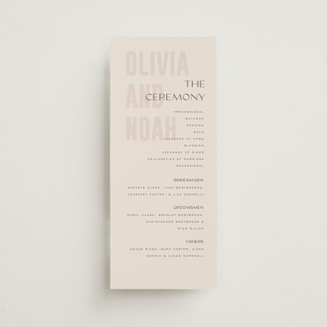 Wedding Programs