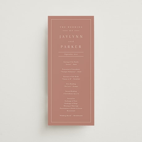 Wedding Programs