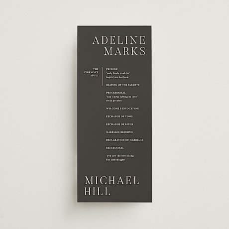 Wedding Programs