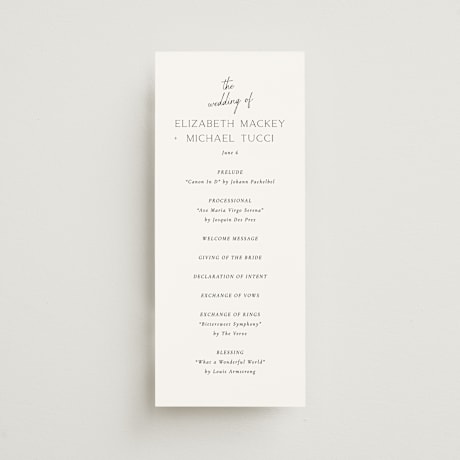 Wedding Programs