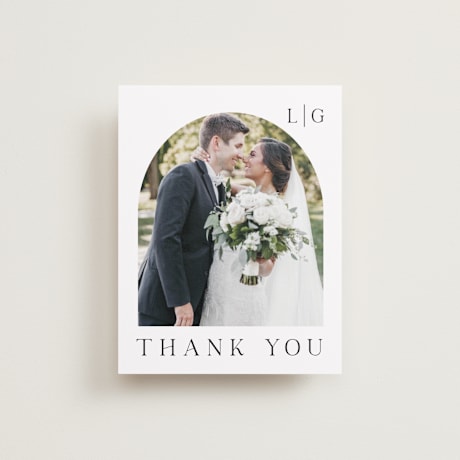 Flat Wedding Thank You Cards