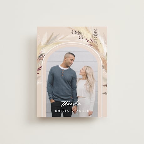 Flat Wedding Thank You Cards