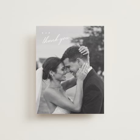 Flat Wedding Thank You Cards