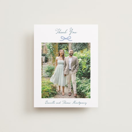 Flat Wedding Thank You Cards