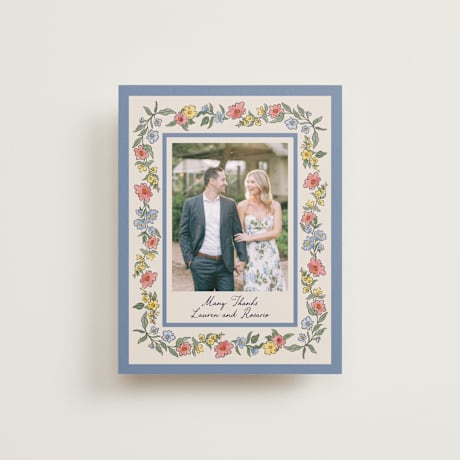 Flat Wedding Thank You Cards