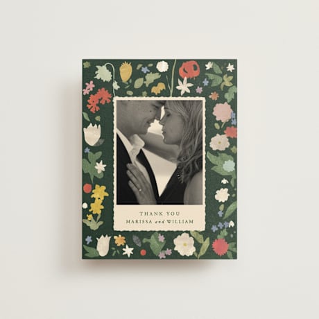 Flat Wedding Thank You Cards