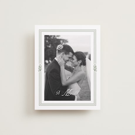 Flat Wedding Thank You Cards