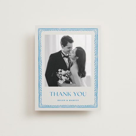 Flat Wedding Thank You Cards