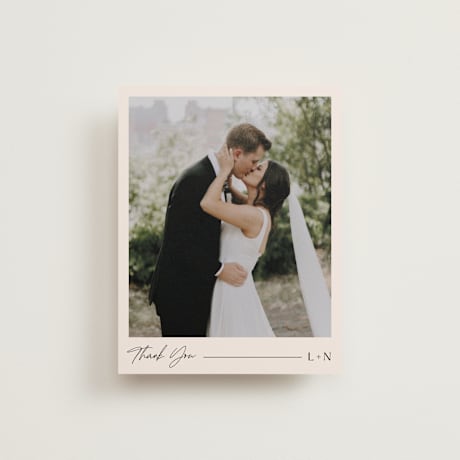 Flat Wedding Thank You Cards