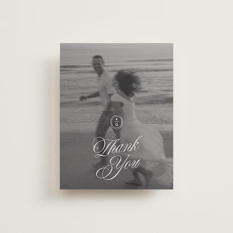 Flat Wedding Thank You Cards