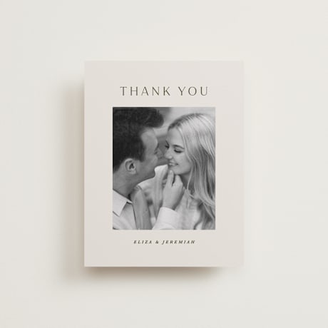 Flat Wedding Thank You Cards