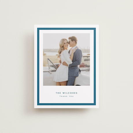 Flat Wedding Thank You Cards