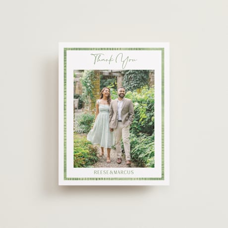 Flat Wedding Thank You Cards