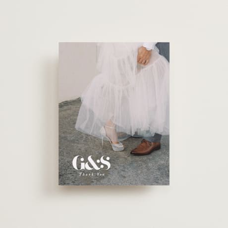 Flat Wedding Thank You Cards