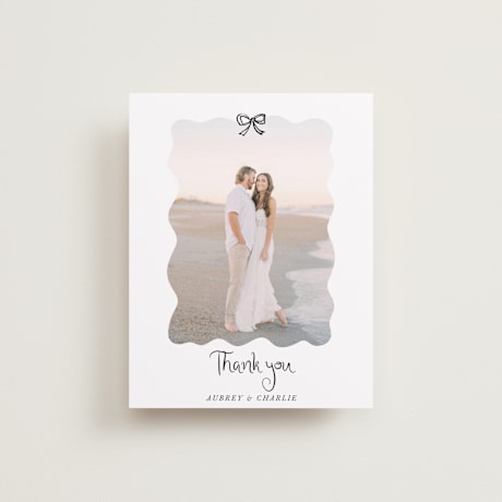 Flat Wedding Thank You Cards
