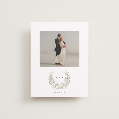 Flat Wedding Thank You Cards
