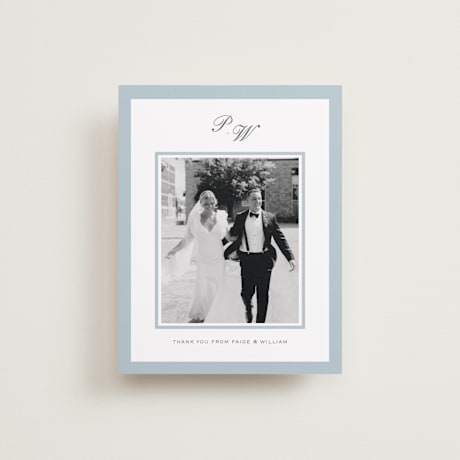 Flat Wedding Thank You Cards