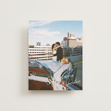 Flat Wedding Thank You Cards