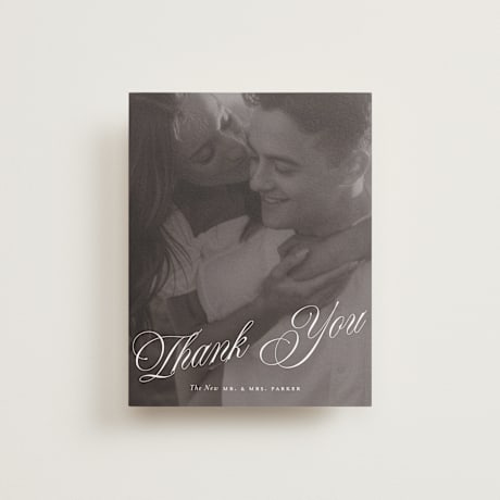 Flat Wedding Thank You Cards