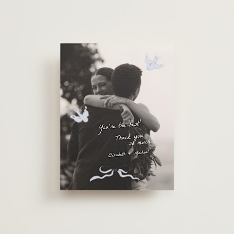 Flat Wedding Thank You Cards