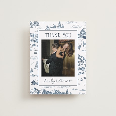 Flat Wedding Thank You Cards