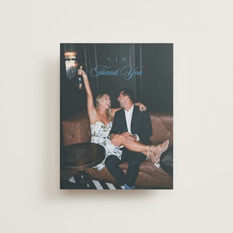 Flat Wedding Thank You Cards