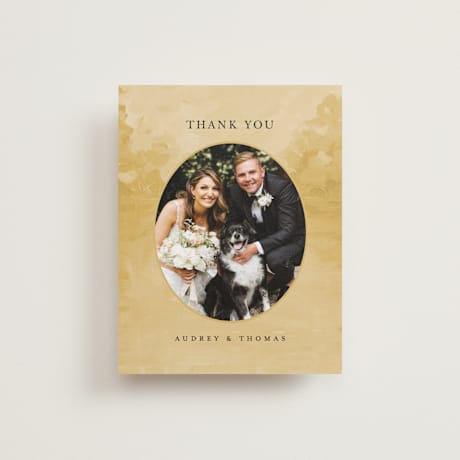 Flat Wedding Thank You Cards