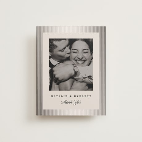 Flat Wedding Thank You Cards