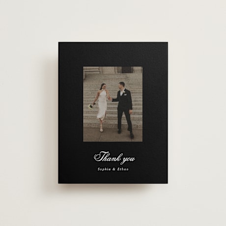 Flat Wedding Thank You Cards