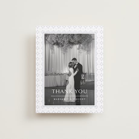 Flat Wedding Thank You Cards
