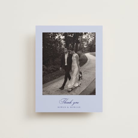 Flat Wedding Thank You Cards