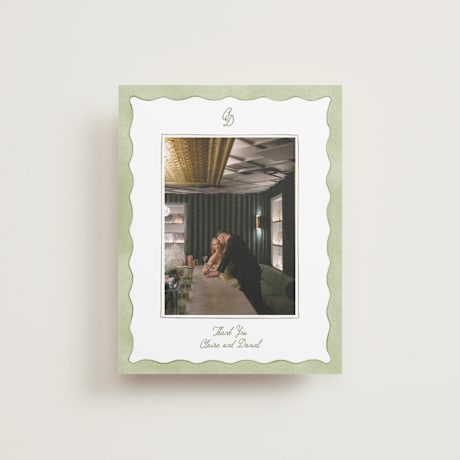 Flat Wedding Thank You Cards