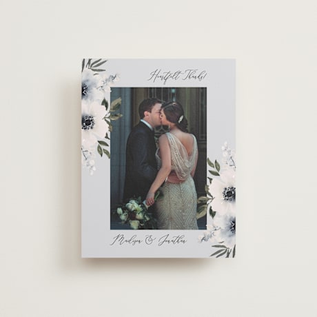 Flat Wedding Thank You Cards