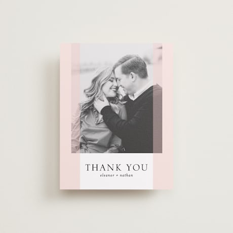 Flat Wedding Thank You Cards