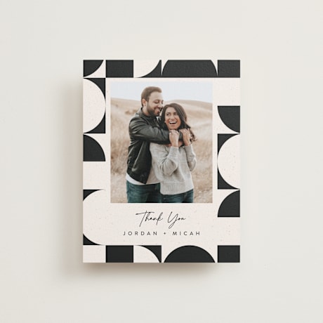 Flat Wedding Thank You Cards