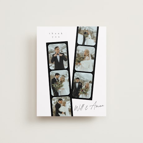 Flat Wedding Thank You Cards