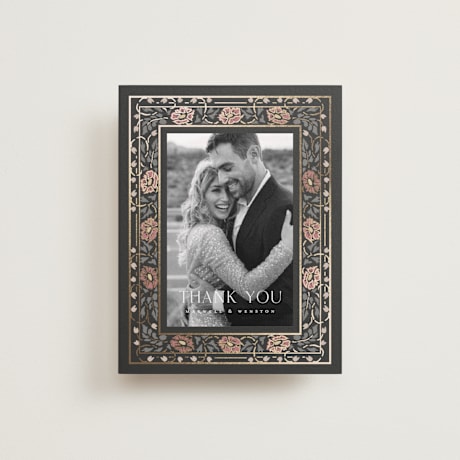 Foil-Pressed Flat Wedding Thank You Cards