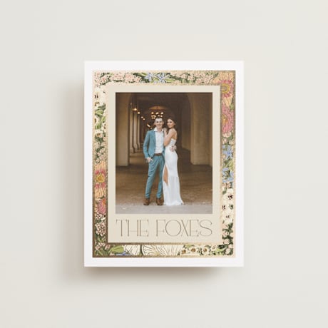 Foil-Pressed Flat Wedding Thank You Cards