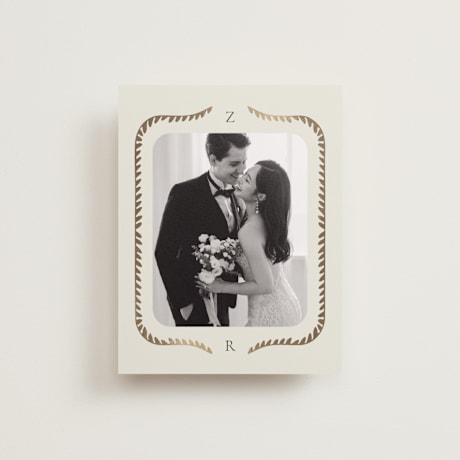Foil-Pressed Flat Wedding Thank You Cards