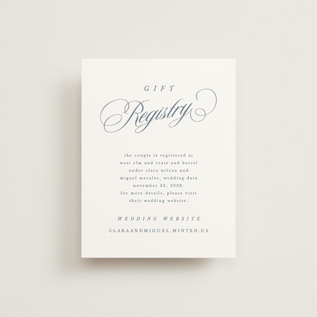 Bridal Shower Insert Cards