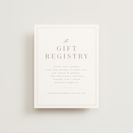 Bridal Shower Insert Cards