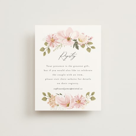 Bridal Shower Insert Cards