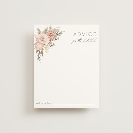 Bridal Shower Insert Cards
