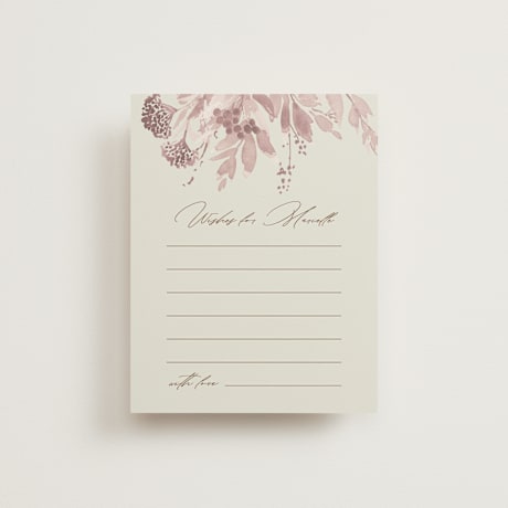 Bridal Shower Insert Cards