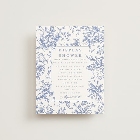 Bridal Shower Insert Cards